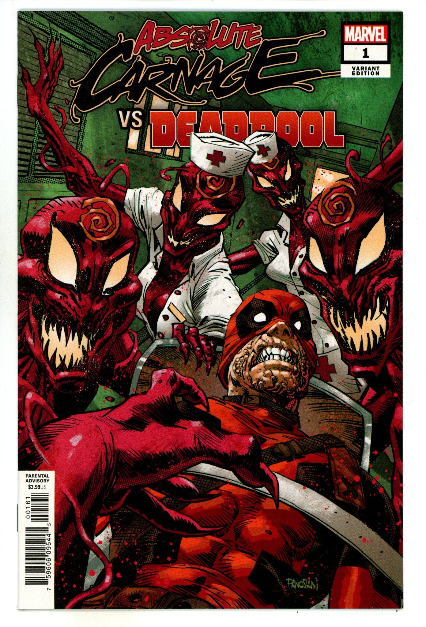 Absolute Carnage vs. Deadpool 1 High Grade (2019) Panosian Variant 