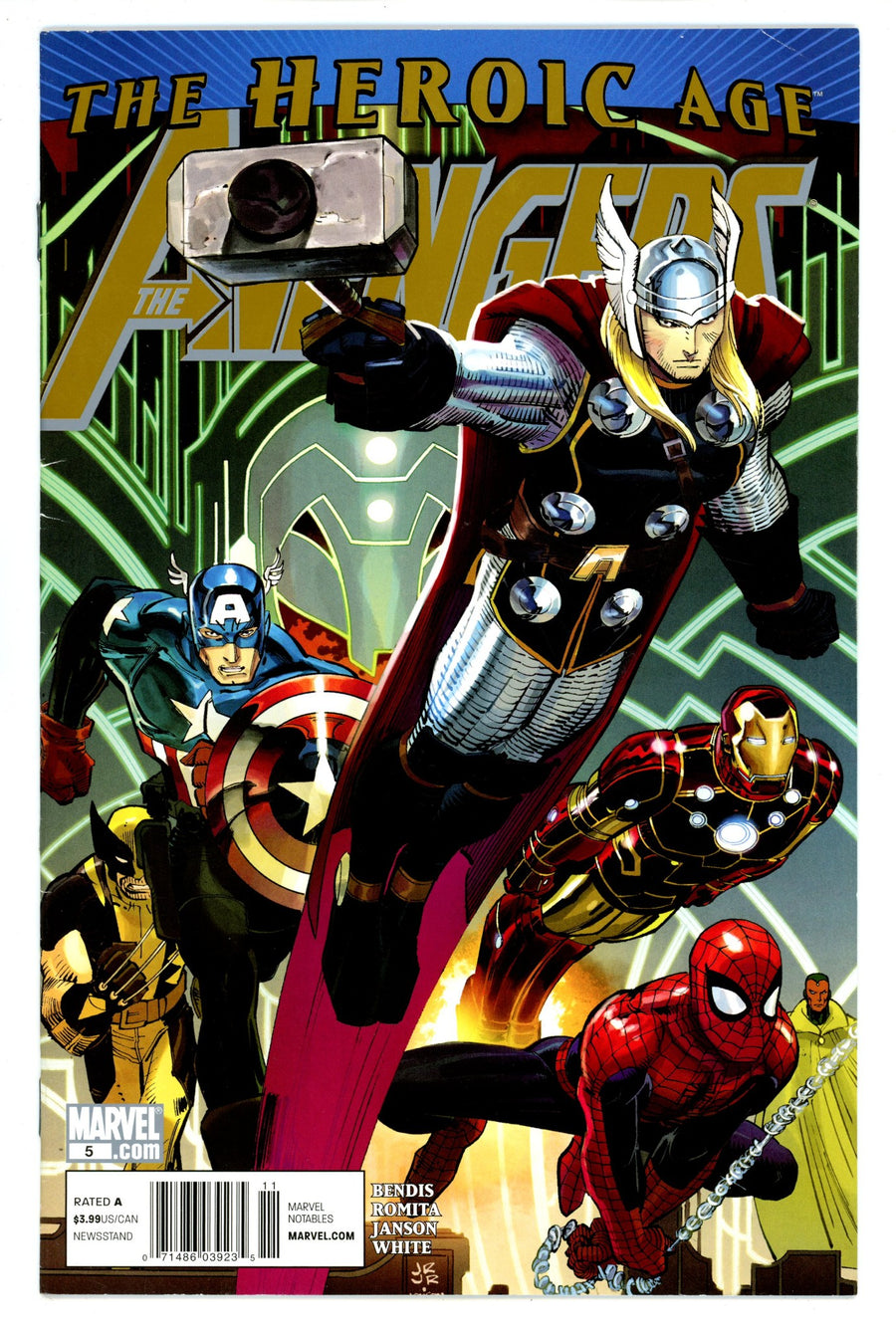 Avengers Vol 4 5 FN (6.0) (2010) Newsstand 