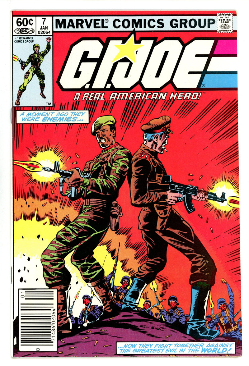 G.I. Joe, A Real American Hero 7 VF/NM (9.0) (1983) Newsstand 