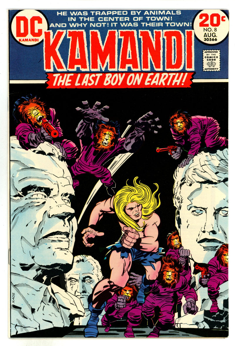 Kamandi, the Last Boy on Earth 8 VF- (7.5) (1973) 