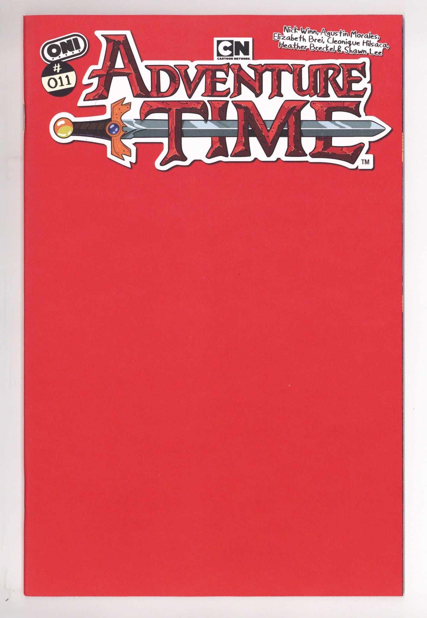 Adventure Time 11 Blank Variant (2026)
