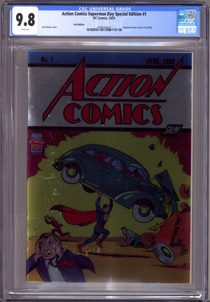 Action Comics Superman Day Special 1 CGC 9.8 (NM/M) (2025) Foil Variant