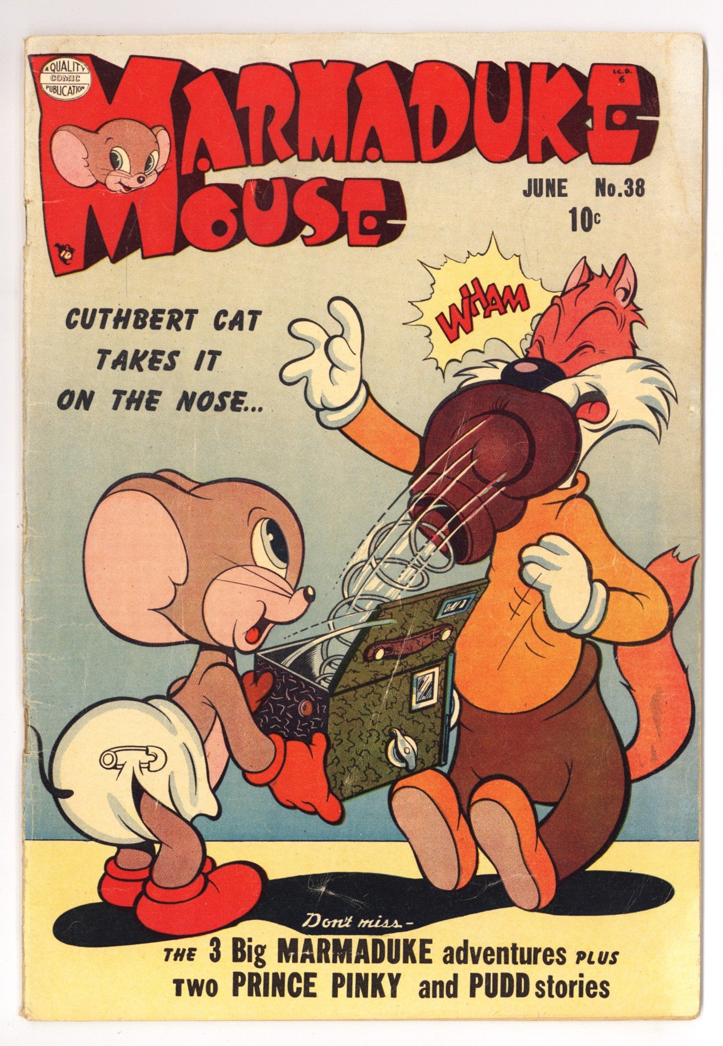 Marmaduke Mouse   38  GD/VG (3.0)   (1953)        