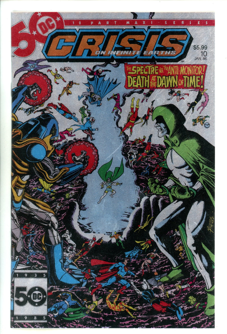 Crisis On Infinite Earths 10 P√©rez Facsimile Foil Variant (2025)