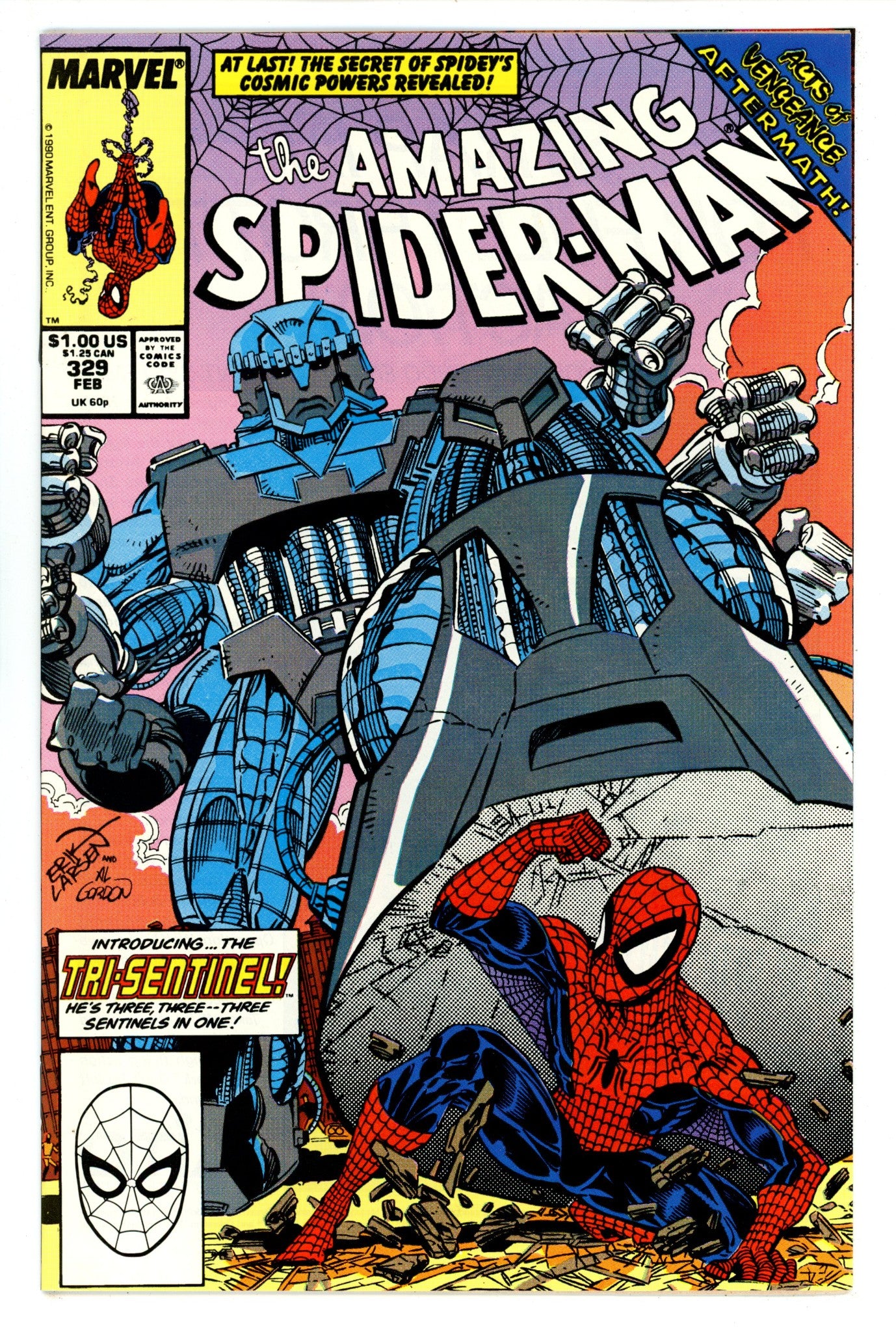 The Amazing Spider-Man Vol 1 329 VF/NM (9.0) (1990) 