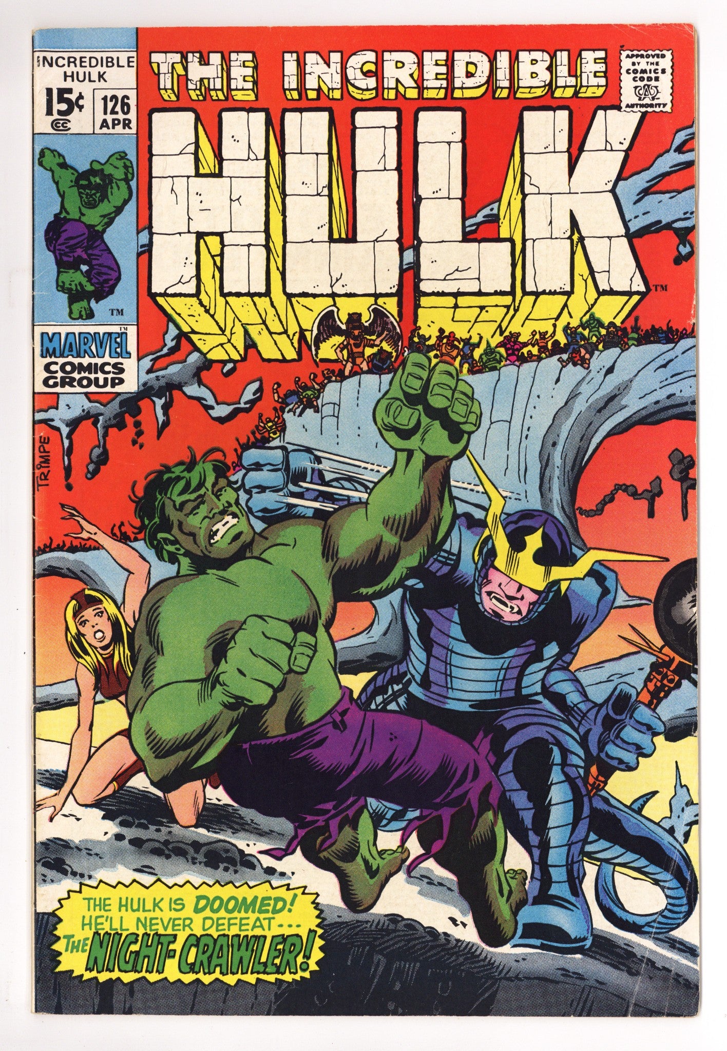 The Incredible Hulk Vol 1 126 VG/FN (5.0) (1970) 