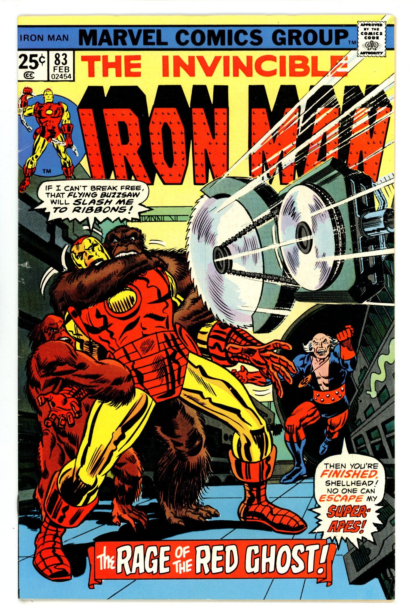 Iron Man Vol 1 83 FN/VF (7.0) (1976) 