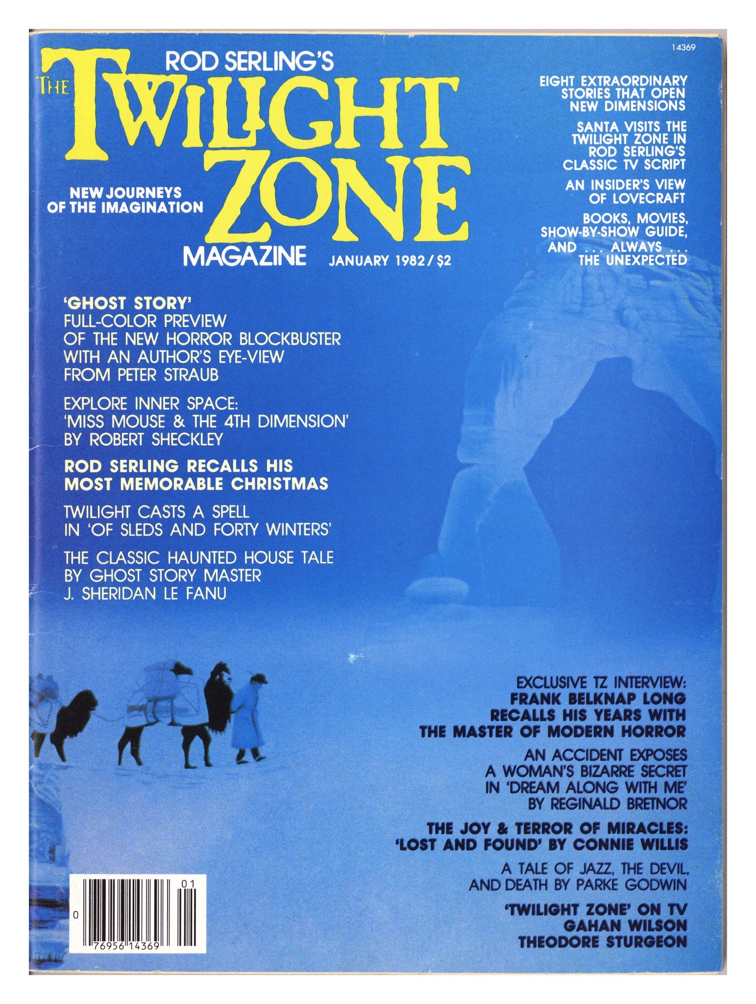 Rod Serling's Twilight Zone Magazine January Low Grade (1982) 