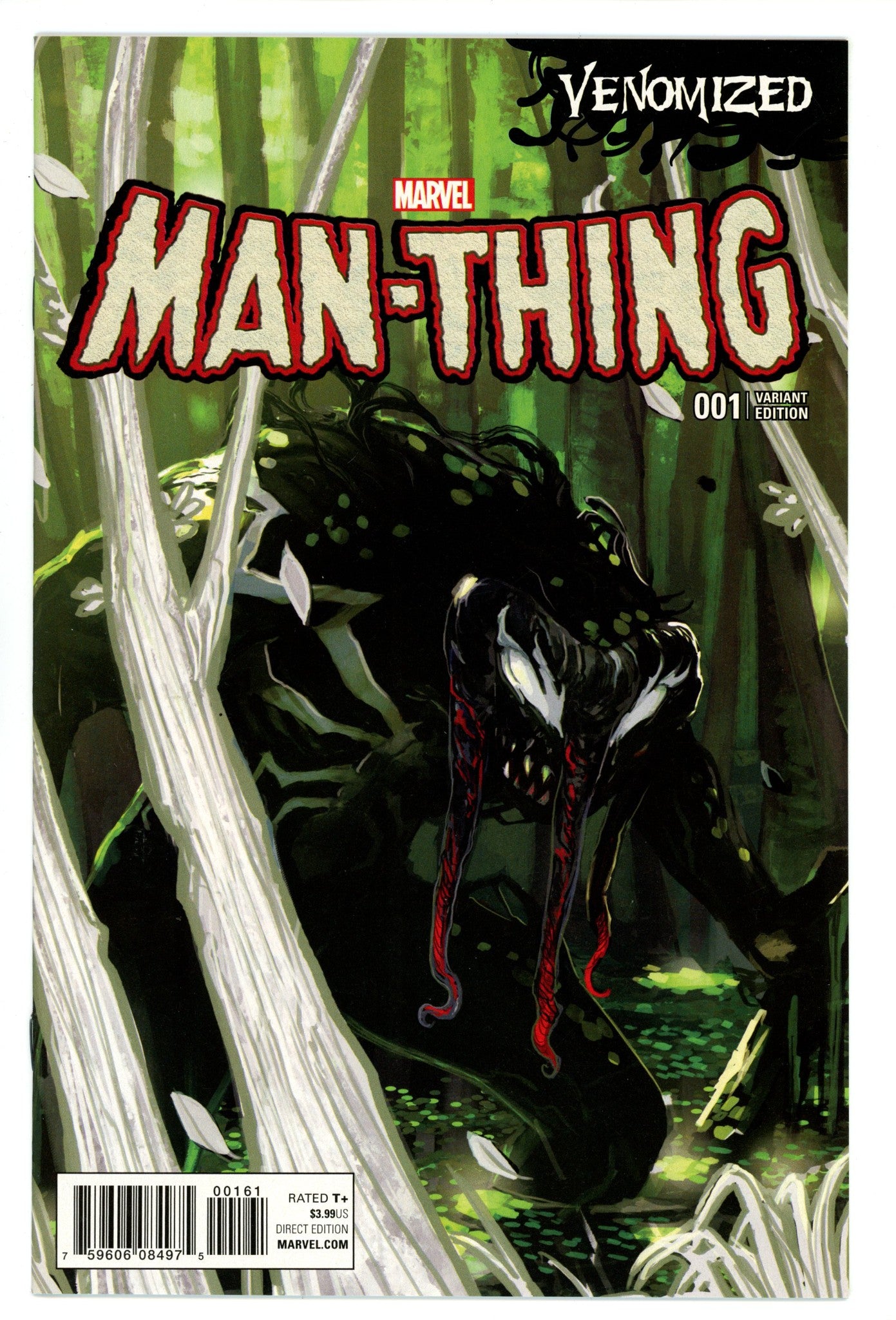 Man-Thing Vol 5 1 High Grade (2017) Hans Venomized Variant 