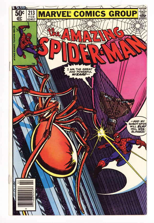 The Amazing Spider-Man Vol 1 213 VF- (7.5) (1981) Newsstand