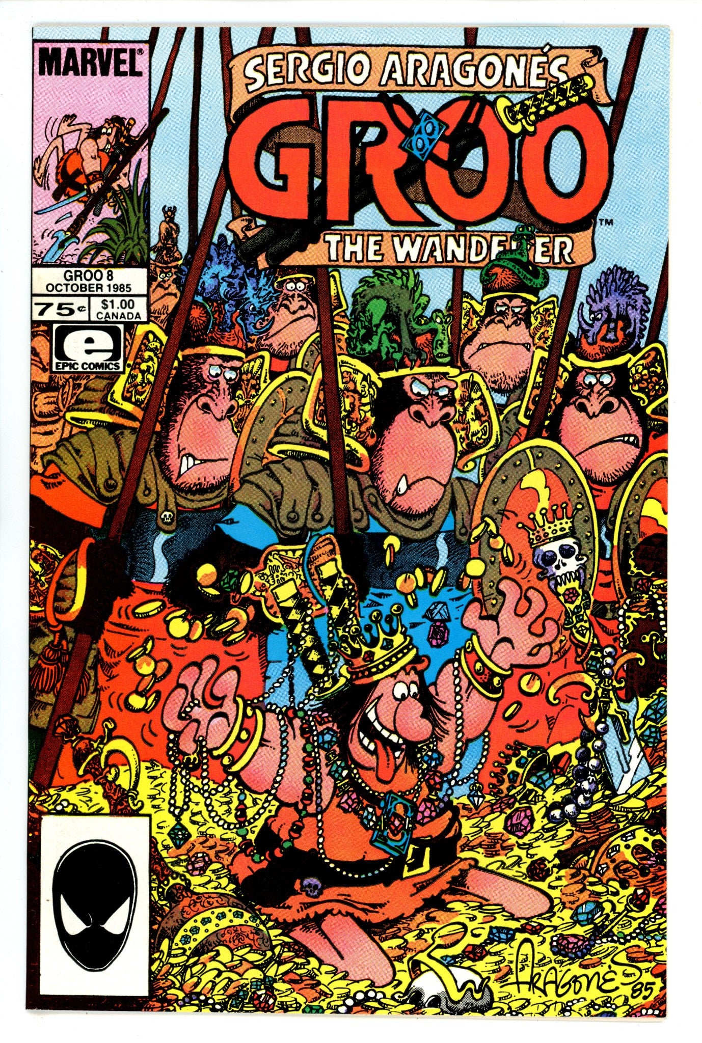 Sergio AragonÃ©s Groo the Wanderer Vol 2 8 Mid Grade (1985) 