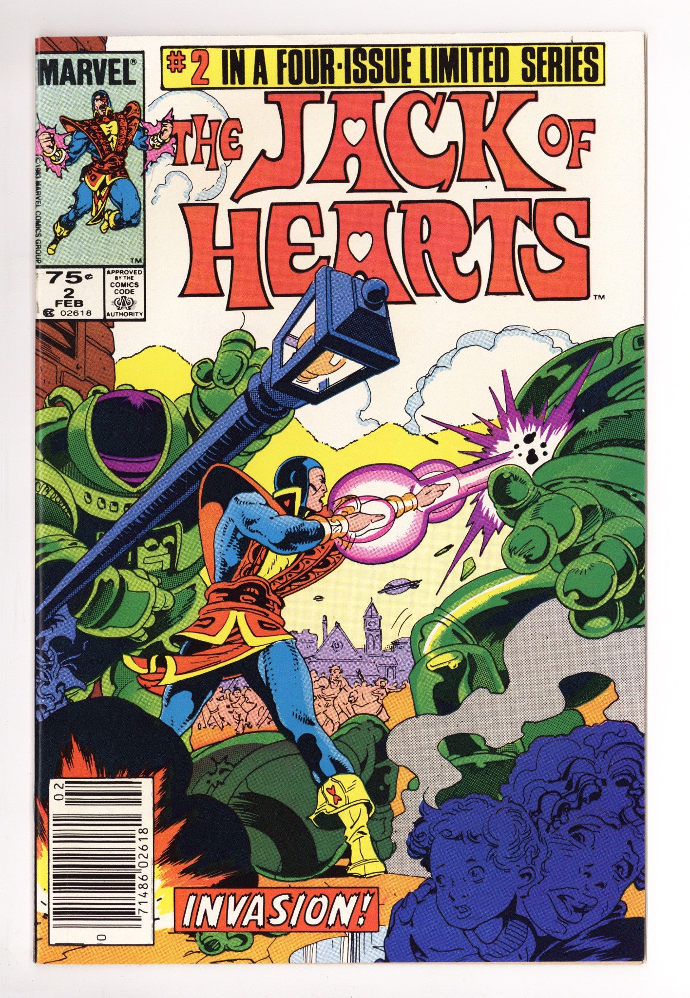 The Jack of Hearts 2 NM- (9.2) (1984) Canadian Price Variant 