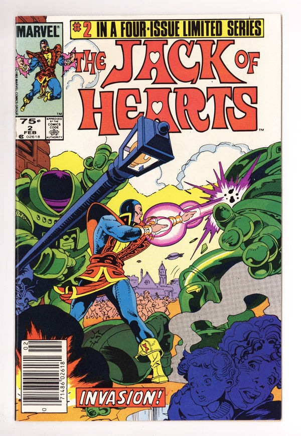 The Jack of Hearts 2 NM- (9.2) (1984) Canadian Price Variant