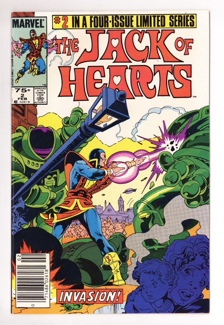 The Jack of Hearts 2 NM- (9.2) (1984) Canadian Price Variant 