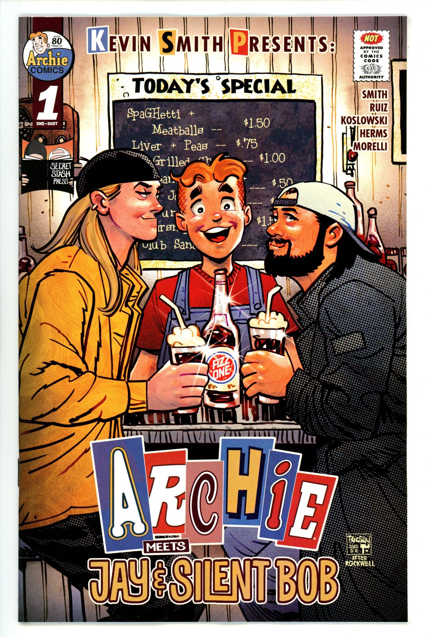 Archie Meets Jay & Silent Bob 1 Panosian Incentive Variant NM (2025)
