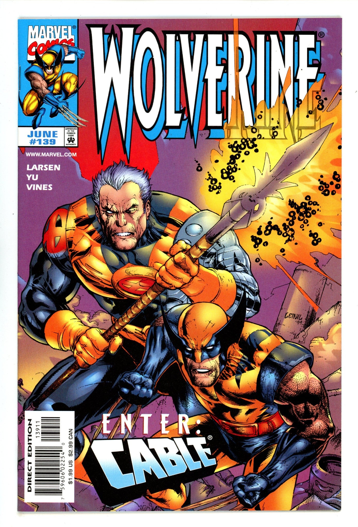 Wolverine Vol 2 139 High Grade (1999) 