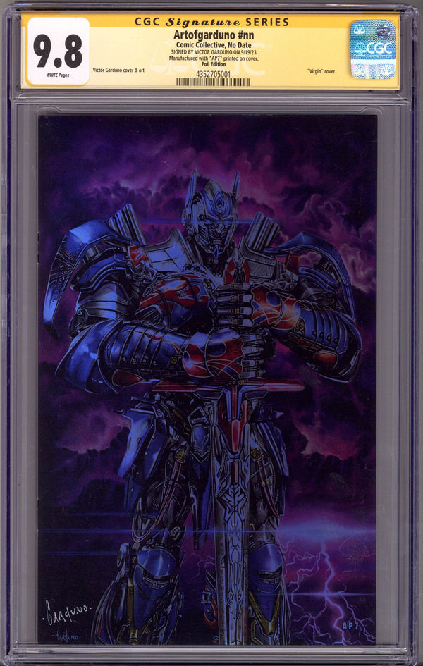 Artofgarduno [nn] CGC 9.8 (NM/M) (2023) Garduno Foil Virgin Variant Signed x1 Cover Victor Garduno