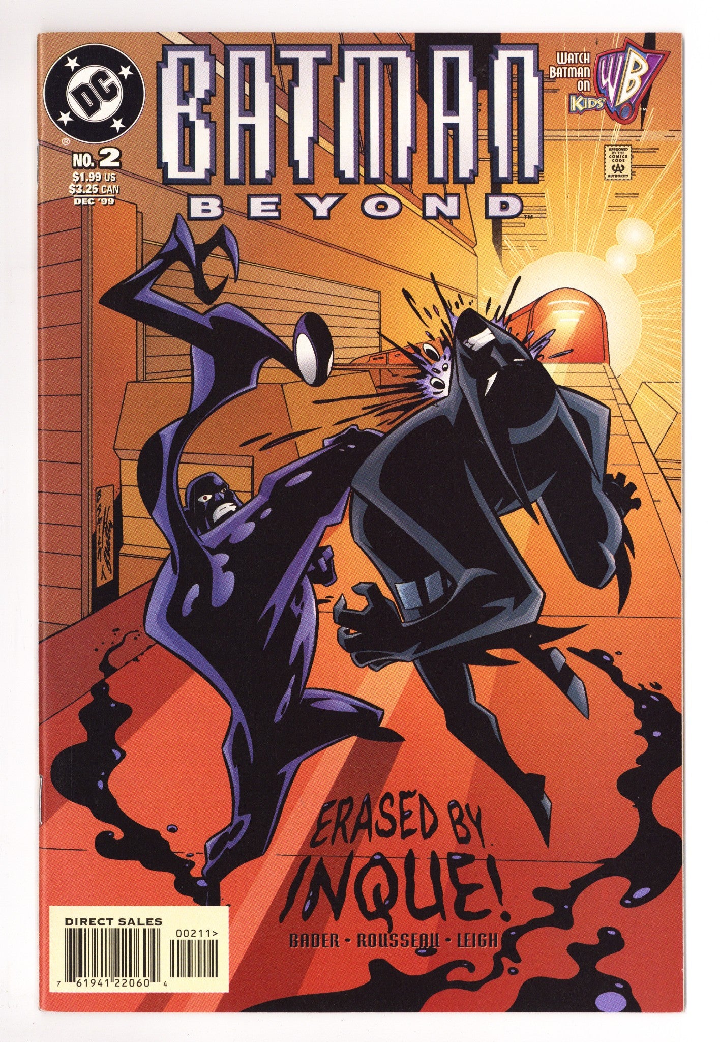 Batman Beyond Vol 2 2 VF/NM (9.0) (1999) 