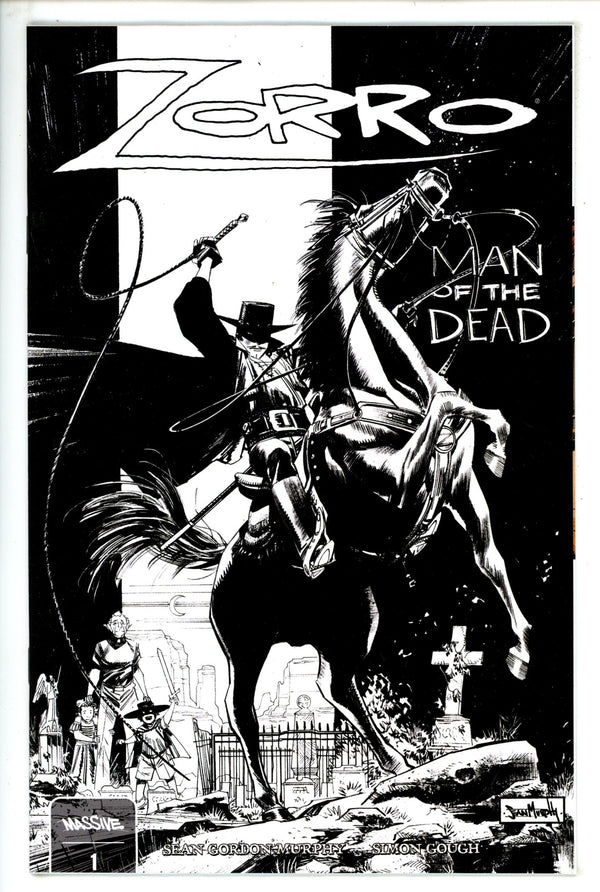 Zorro: Man of the Dead 1 NM- (9.2) (2024) Murphy B&W Incentive Variant