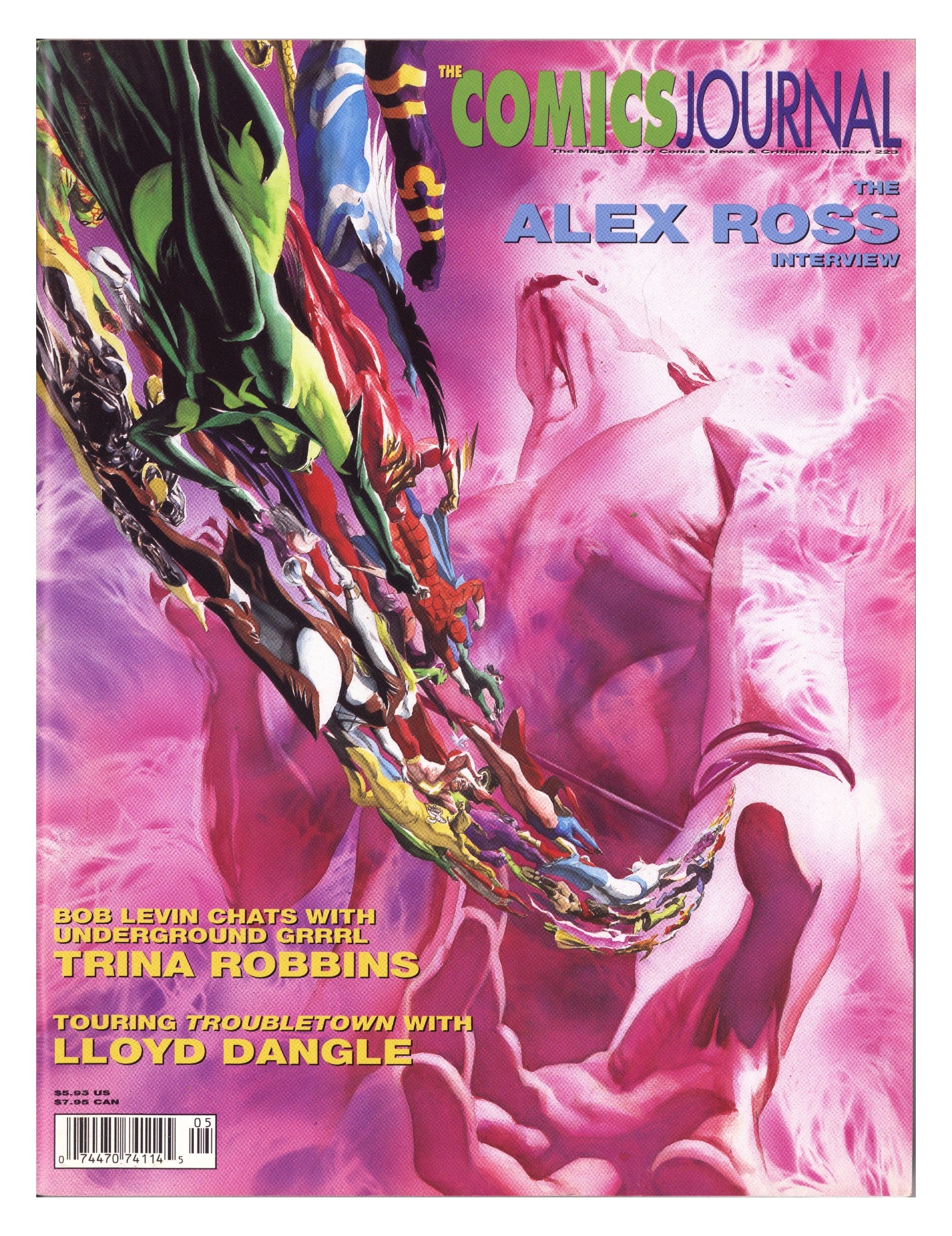 The Comics Journal 223 Mid Grade (2000) 