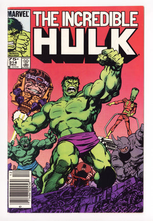 The Incredible Hulk Vol 1 314 FN+ (6.5) (1985) Canadian Price Variant