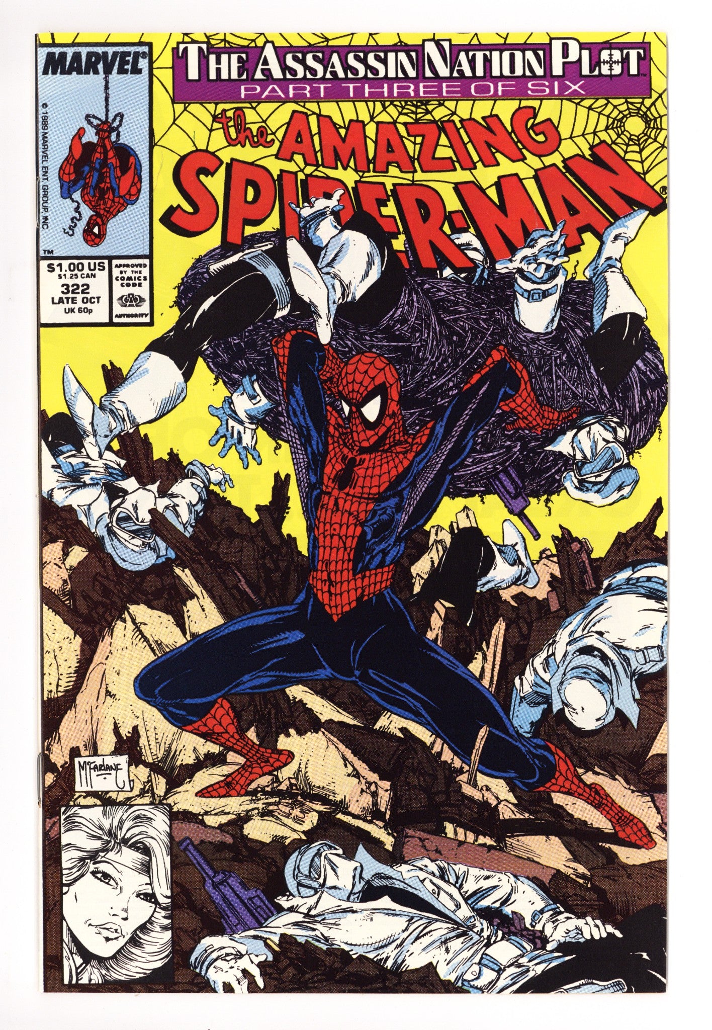 The Amazing Spider-Man Vol 1 322 NM (9.4) (1989) 
