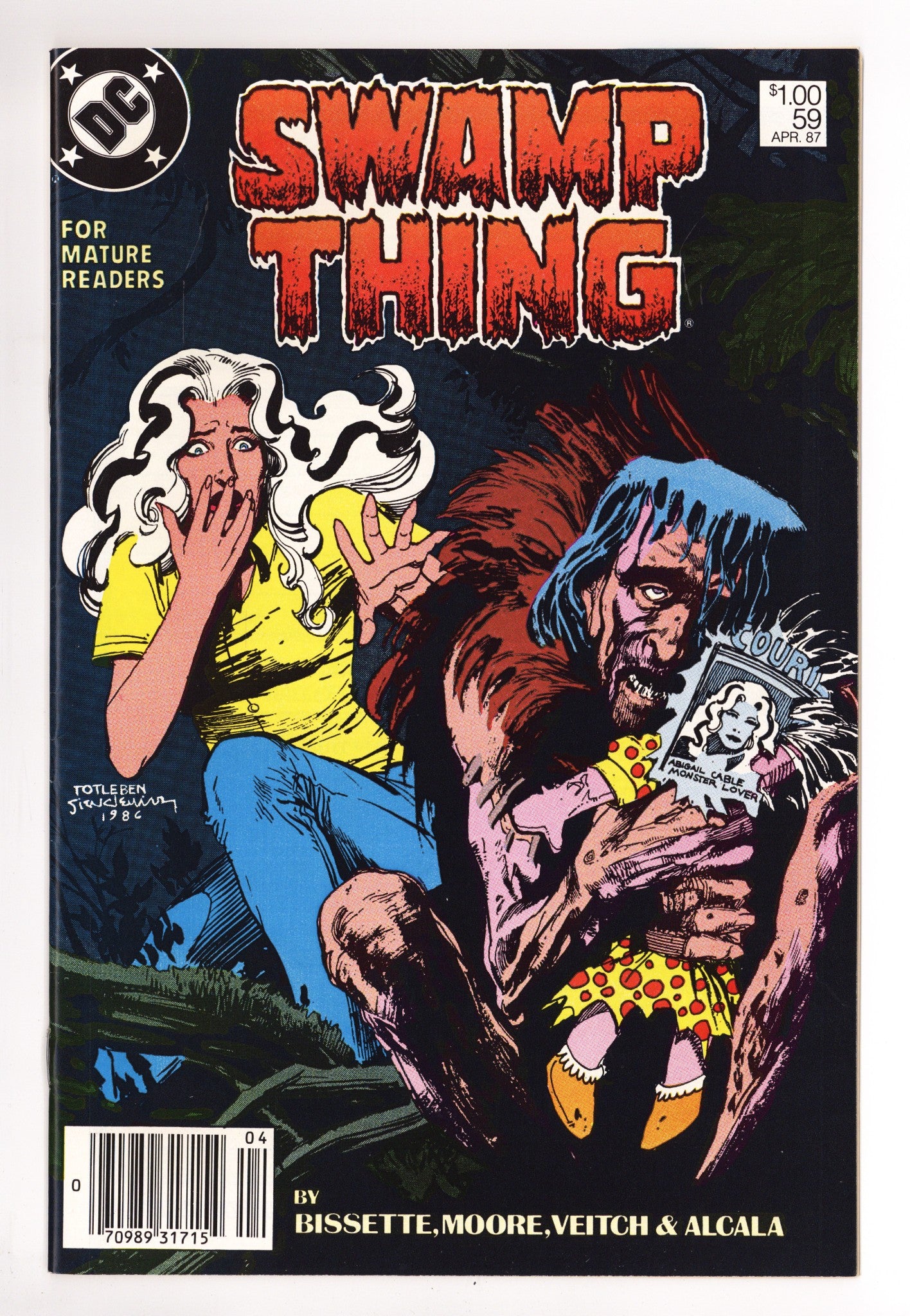 Swamp Thing Vol 2 59 VF/NM (9.0) (1987) Canadian Price Variant 