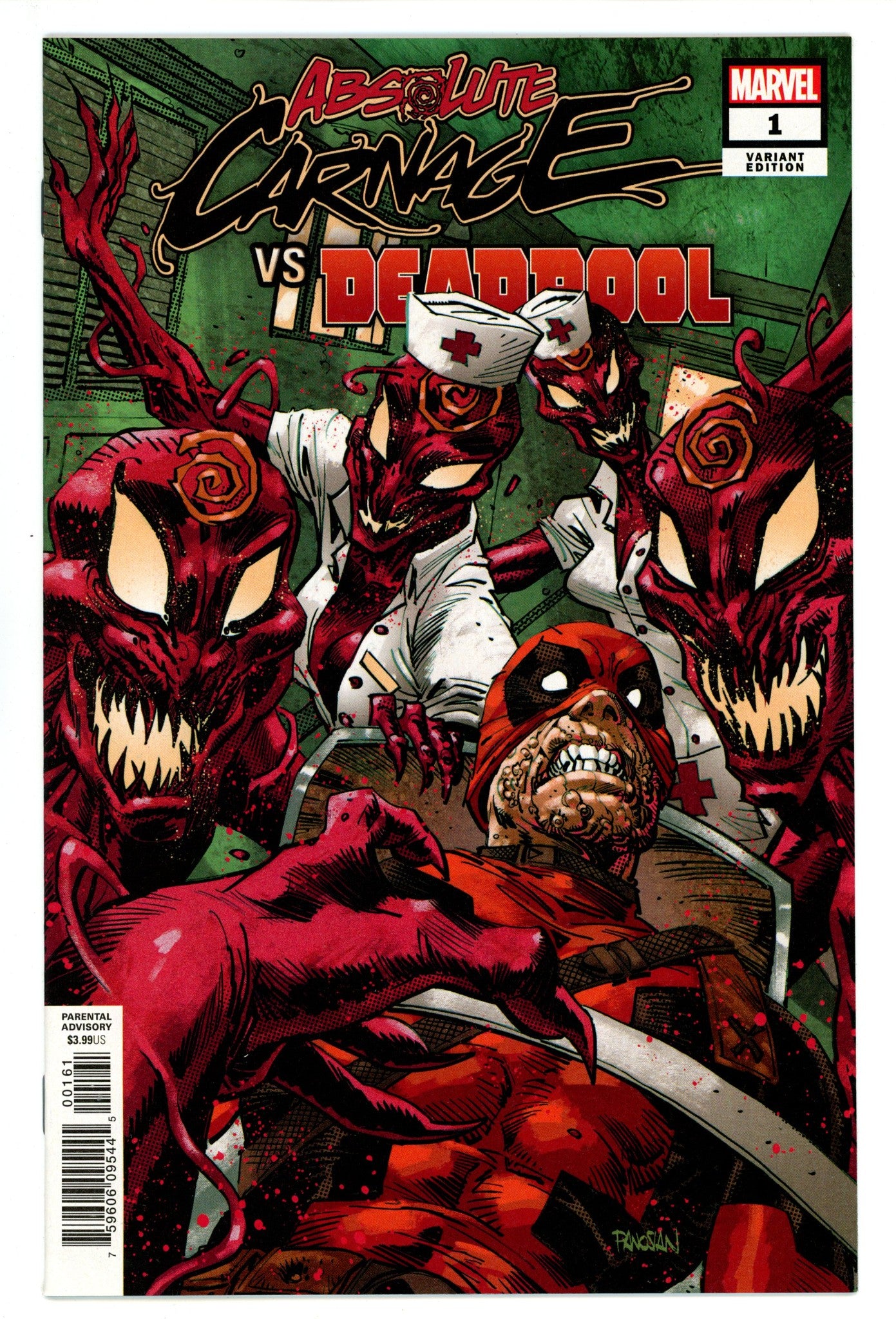 Absolute Carnage vs. Deadpool 1 High Grade (2019) Panosian Variant 