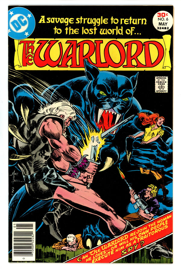 Warlord Vol 1 6 NM- (9.2) (1977)