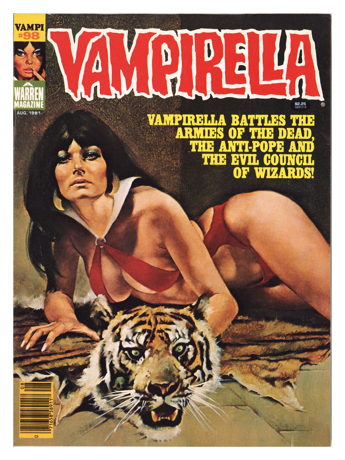 Vampirella Vol 1 98 FN- (5.5) (1981) Canadian Price Variant 