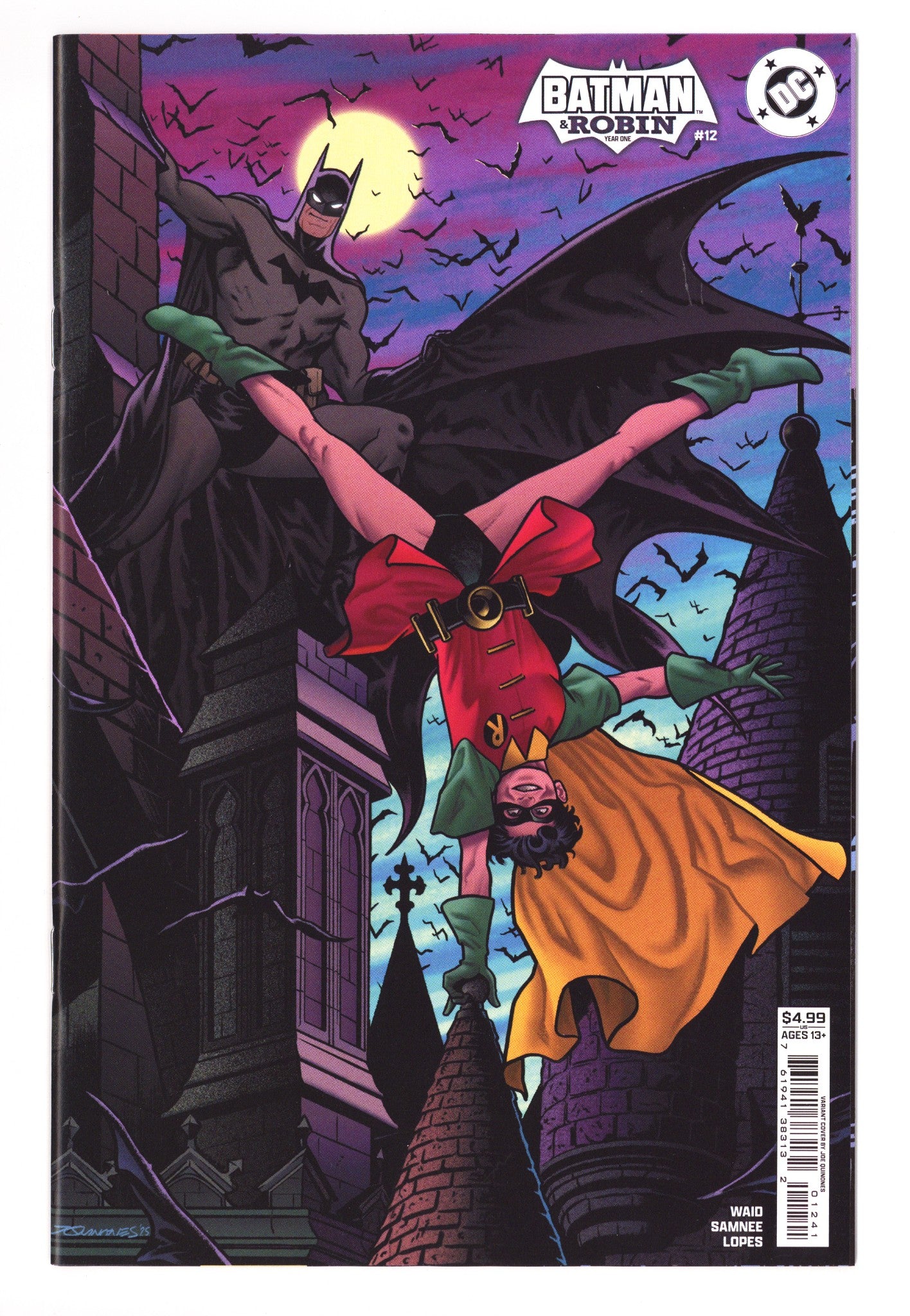 Batman & Robin Year One 12 Quinones Variant (2025)