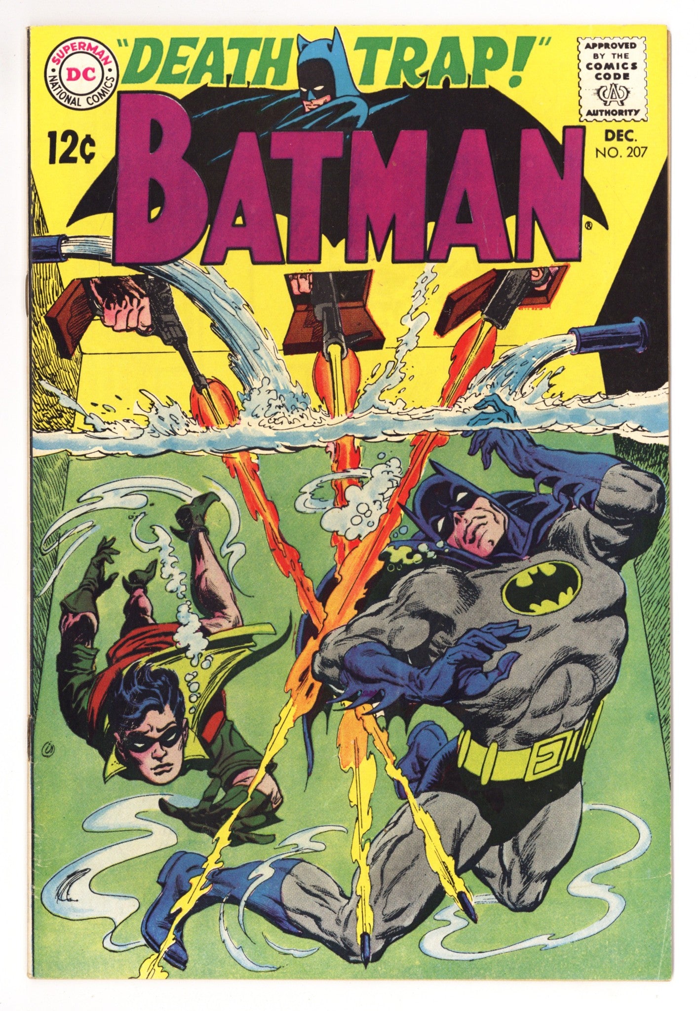 Batman Vol 1 207 VG+ (4.5) (1968) 