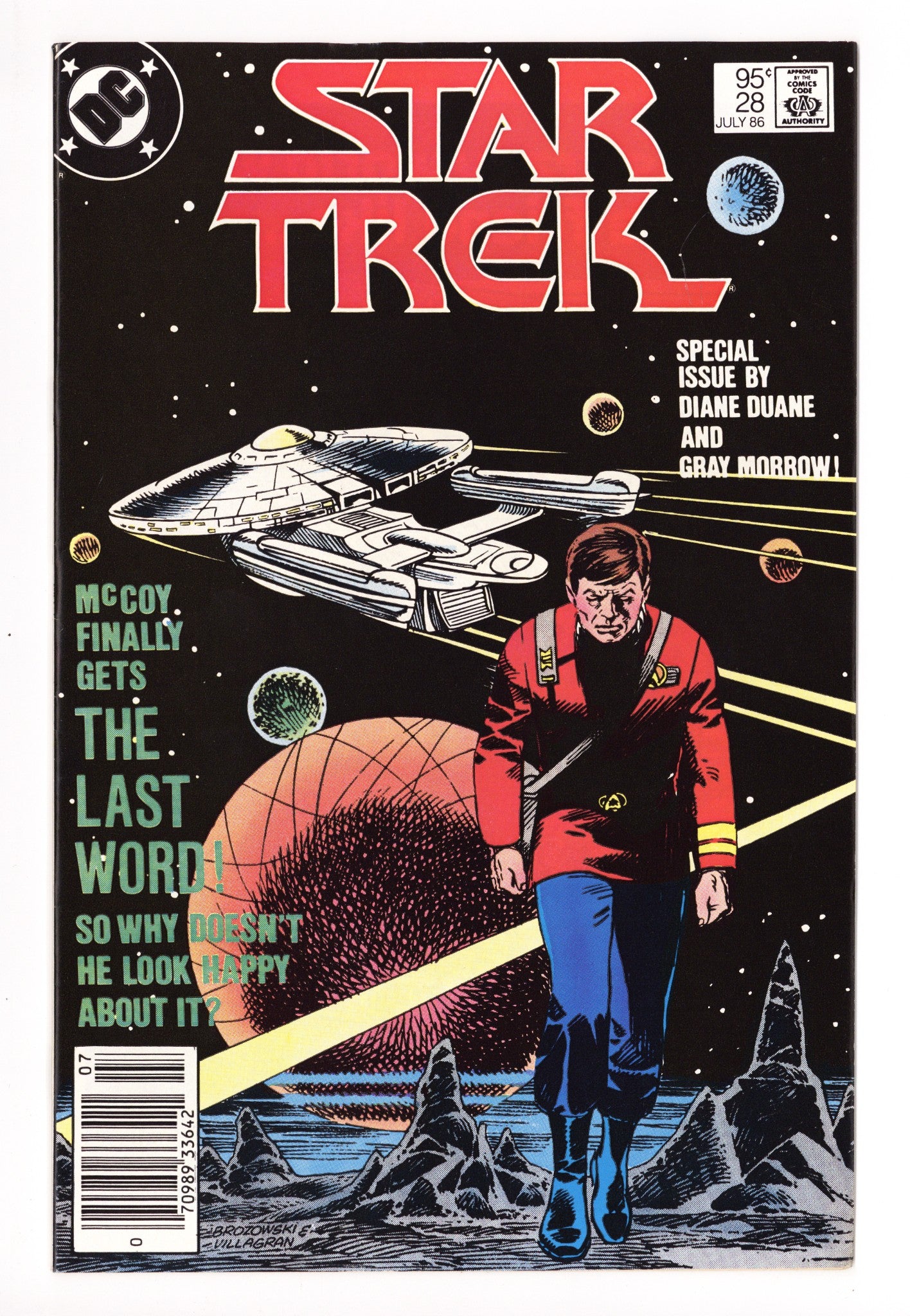 Star Trek Vol 1 28 VF/NM (9.0) (1986) Canadian Price Variant 