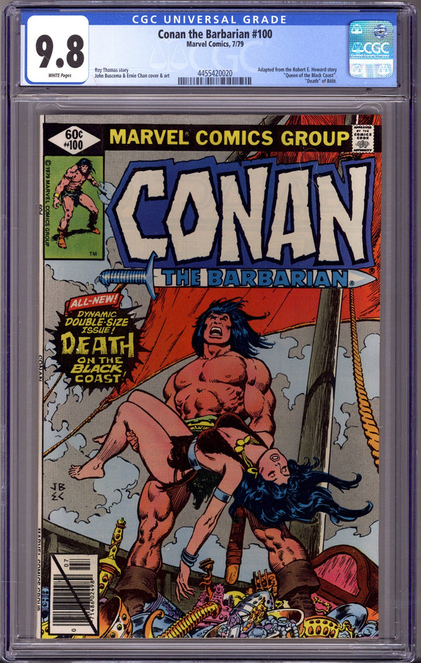 Conan the Barbarian Vol 1 100 CGC 9.8 (NM/M) (1979)