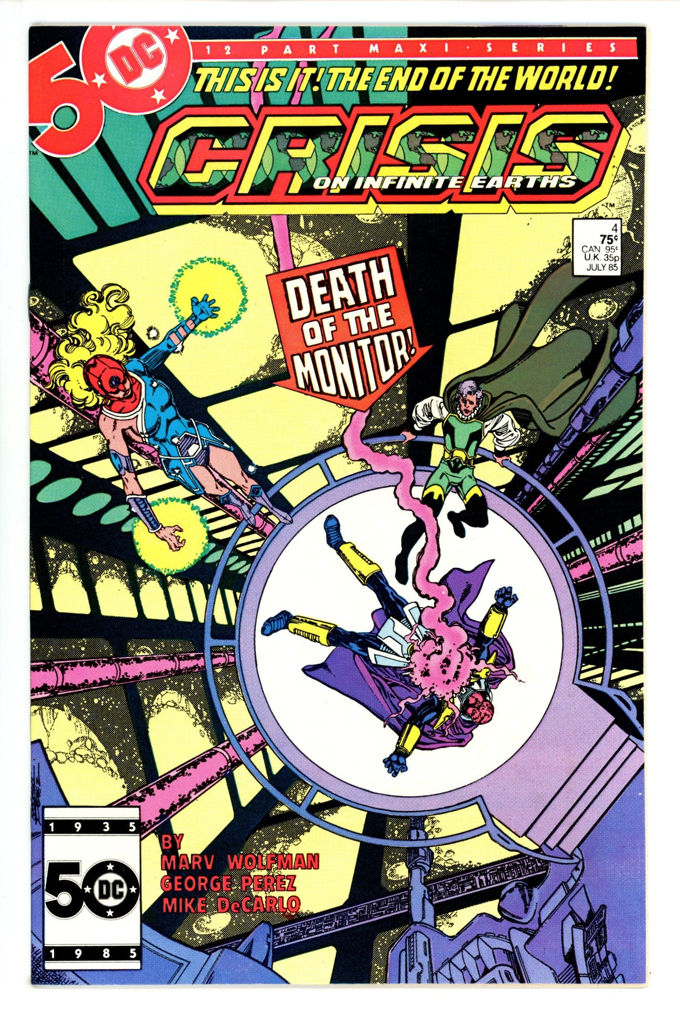 Crisis on Infinite Earths 4 VF+ (1985)