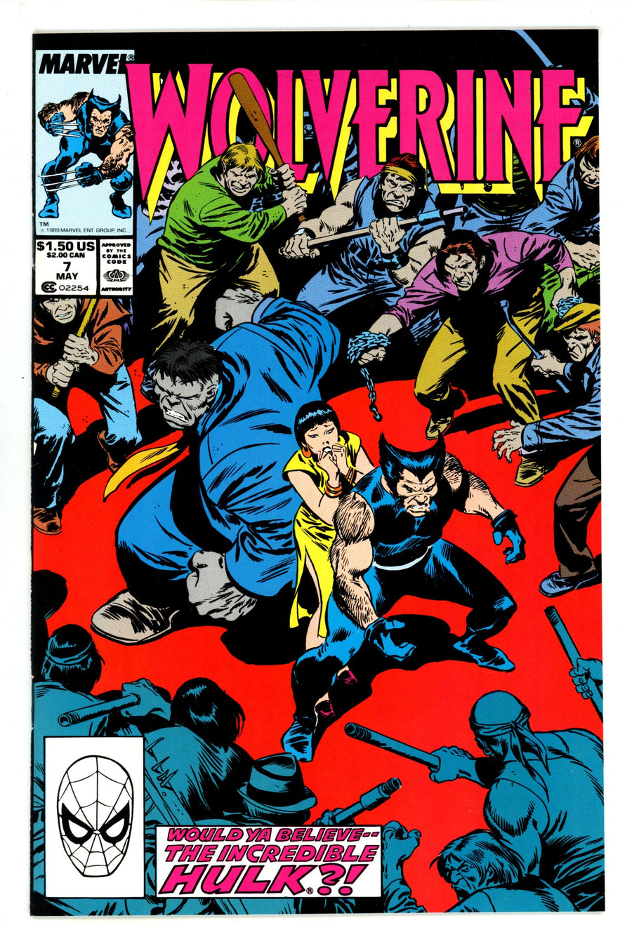Wolverine Vol 2 7 VF+ (8.5) (1989) 