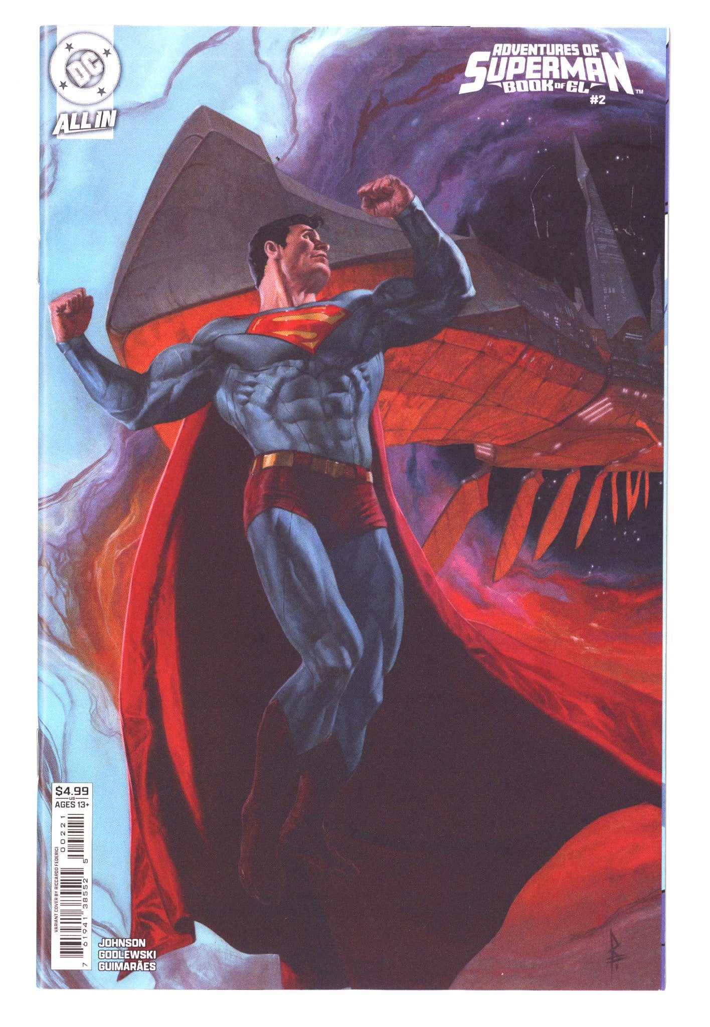 Adventures Of Superman Book Of El 2 Federici Variant (2025)