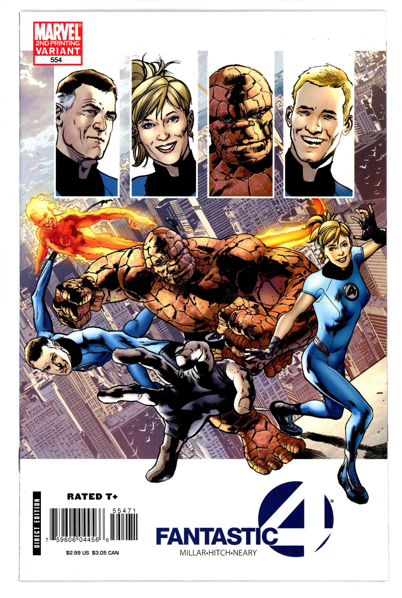 Fantastic Four Vol 3 554 High Grade (2008) 2nd Print 