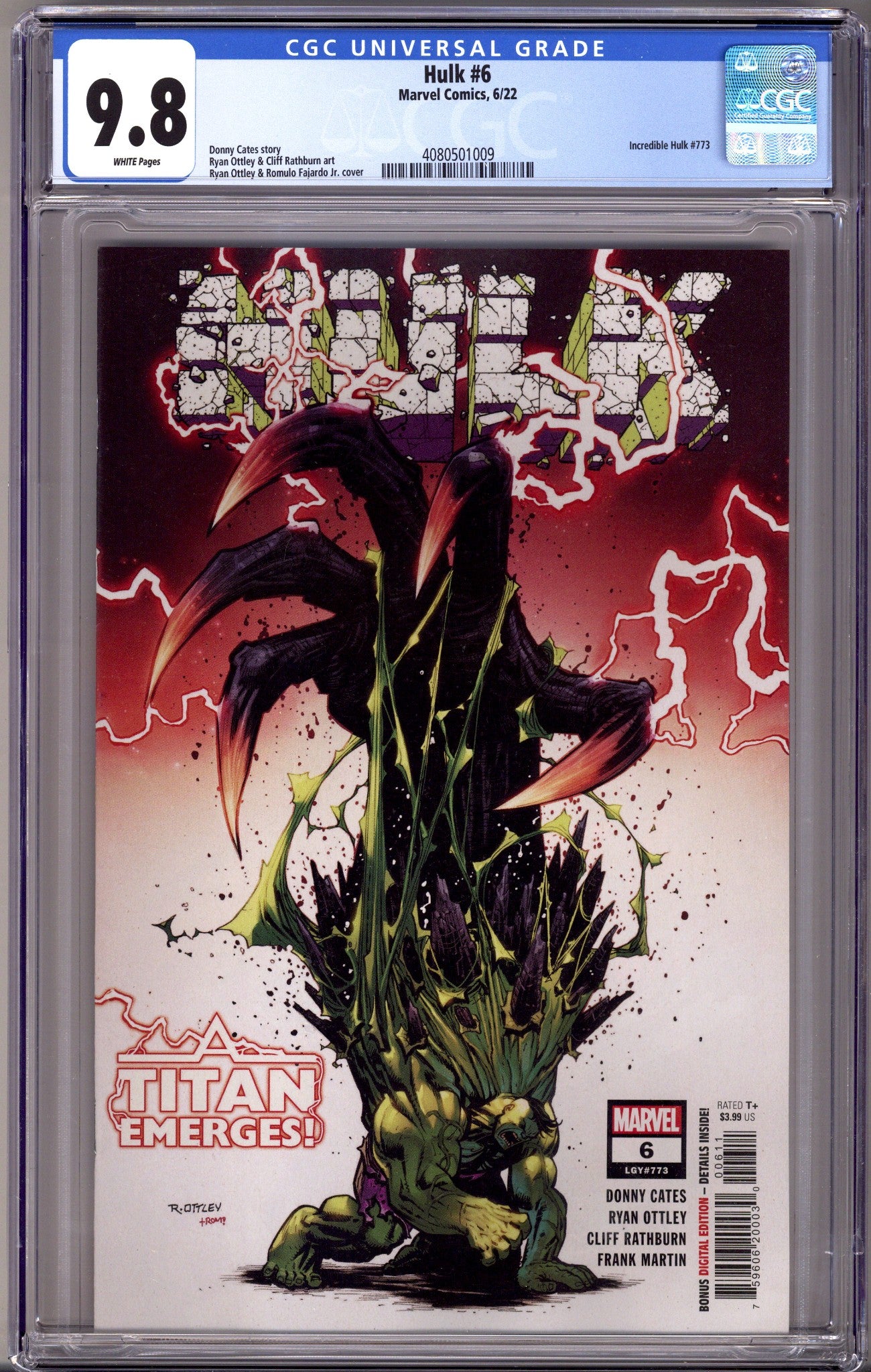 Hulk Vol 4 6 CGC 9.8 (2022)