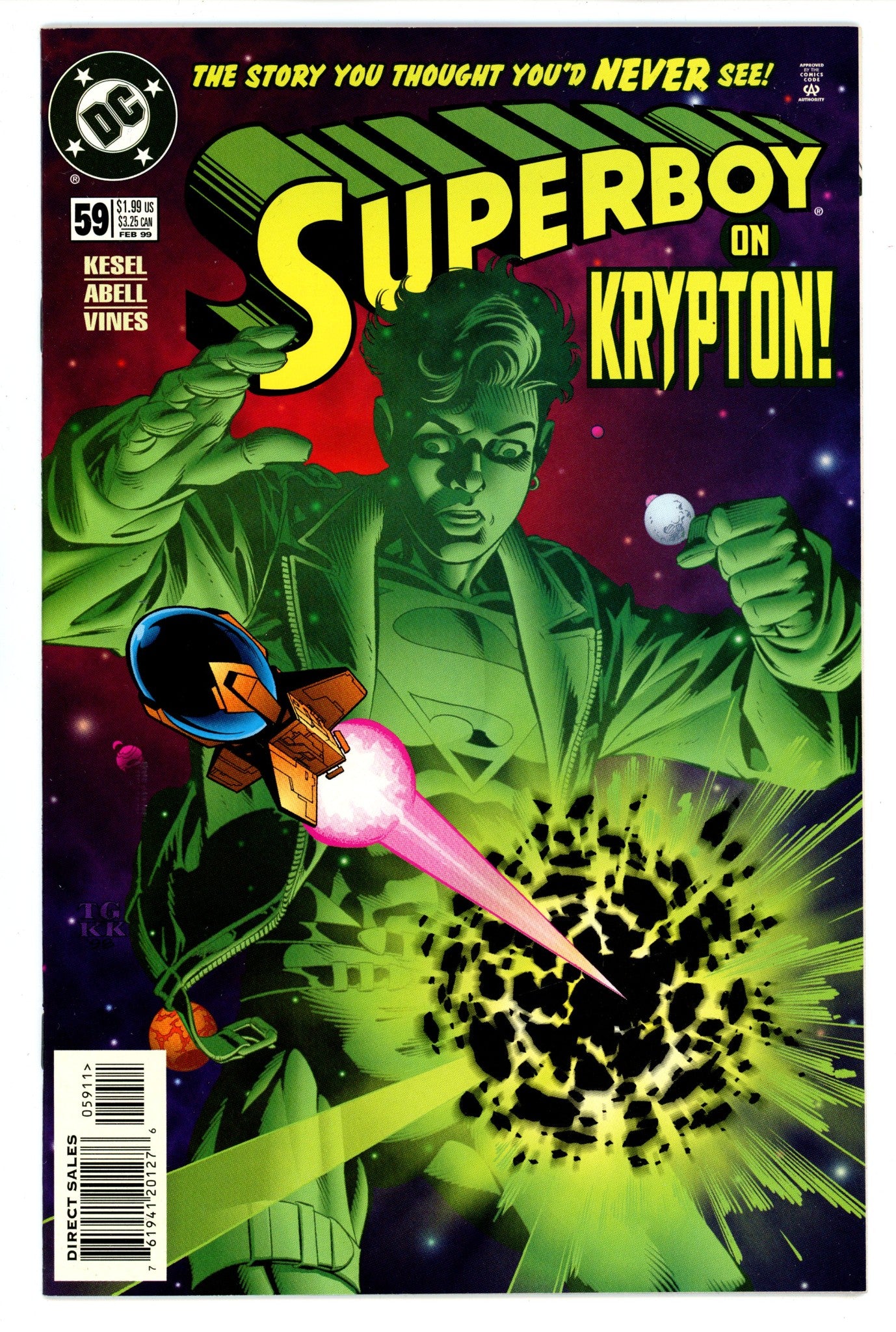 Superboy Vol 3 59 High Grade (1999) 