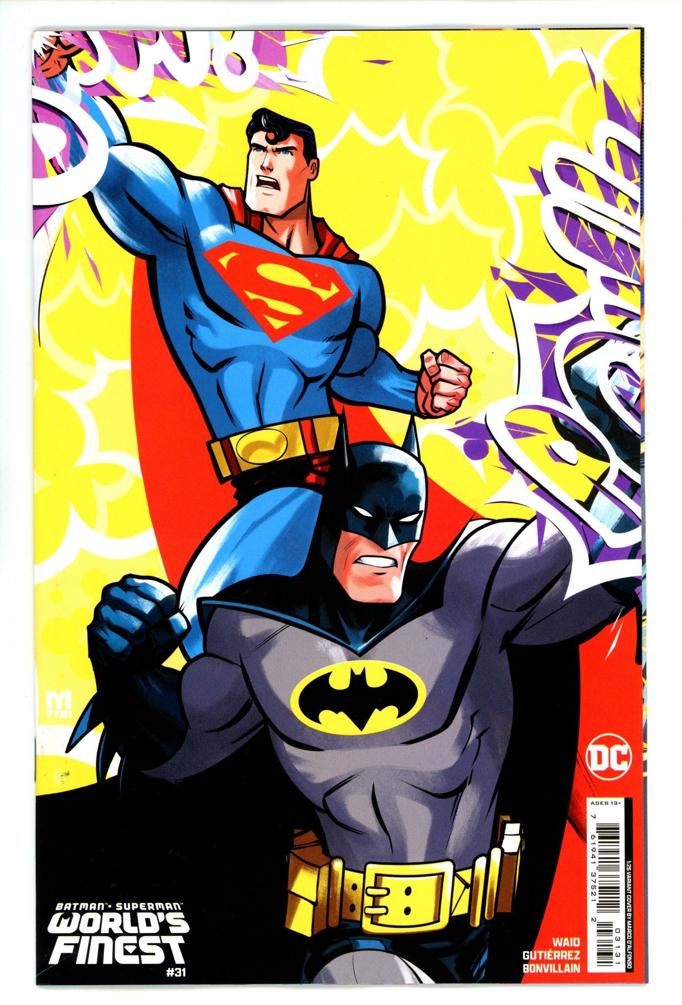 Batman Superman Worlds Finest 31 D'Alfonso Incentive Variant NM- (2024)