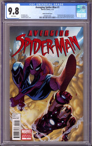 Avenging Spider-Man 1 CGC 9.8 (NM/M) Humberto Ramos (2012) Incentive Variant