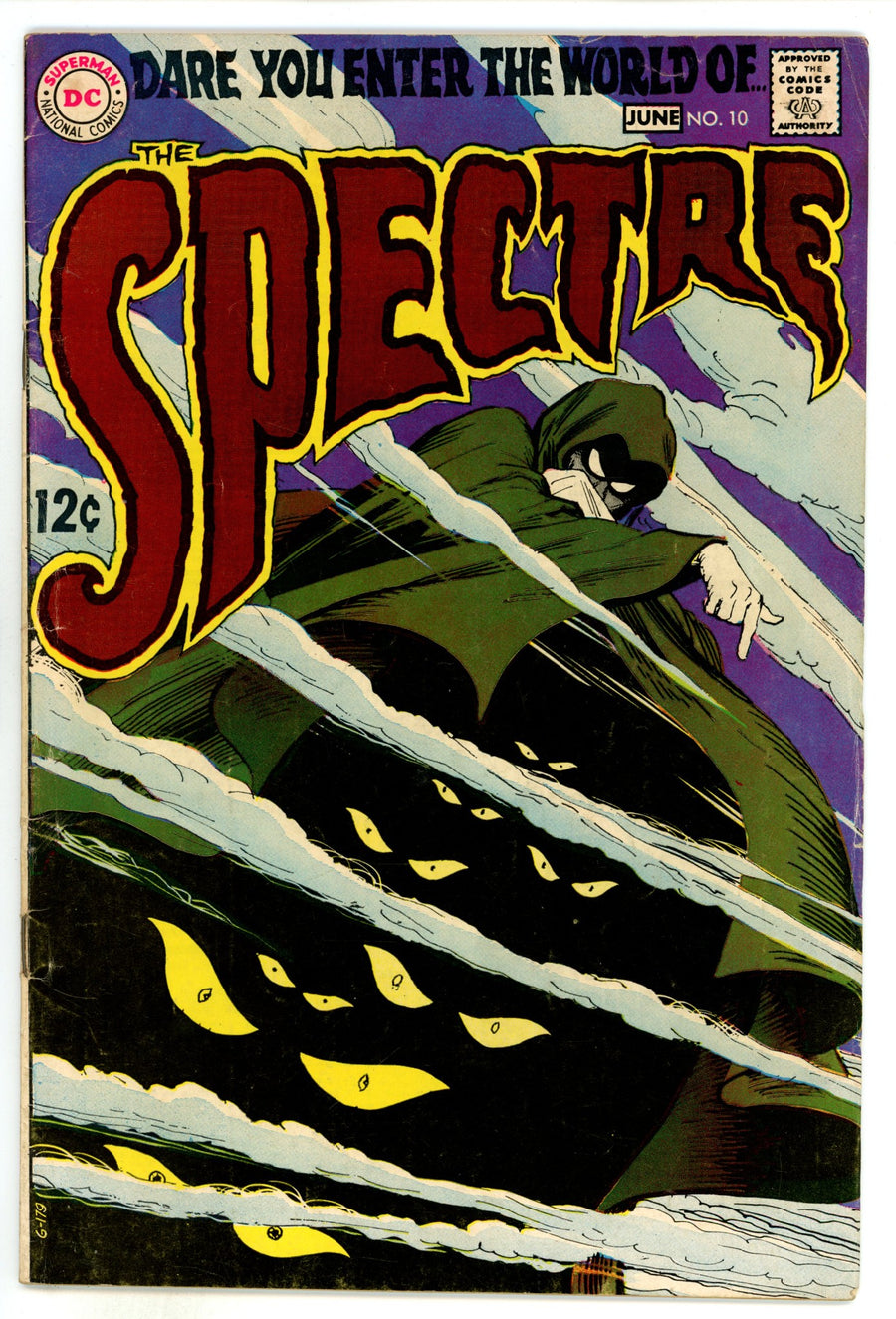 The Spectre Vol 1 10 VG (4.0) (1969) 