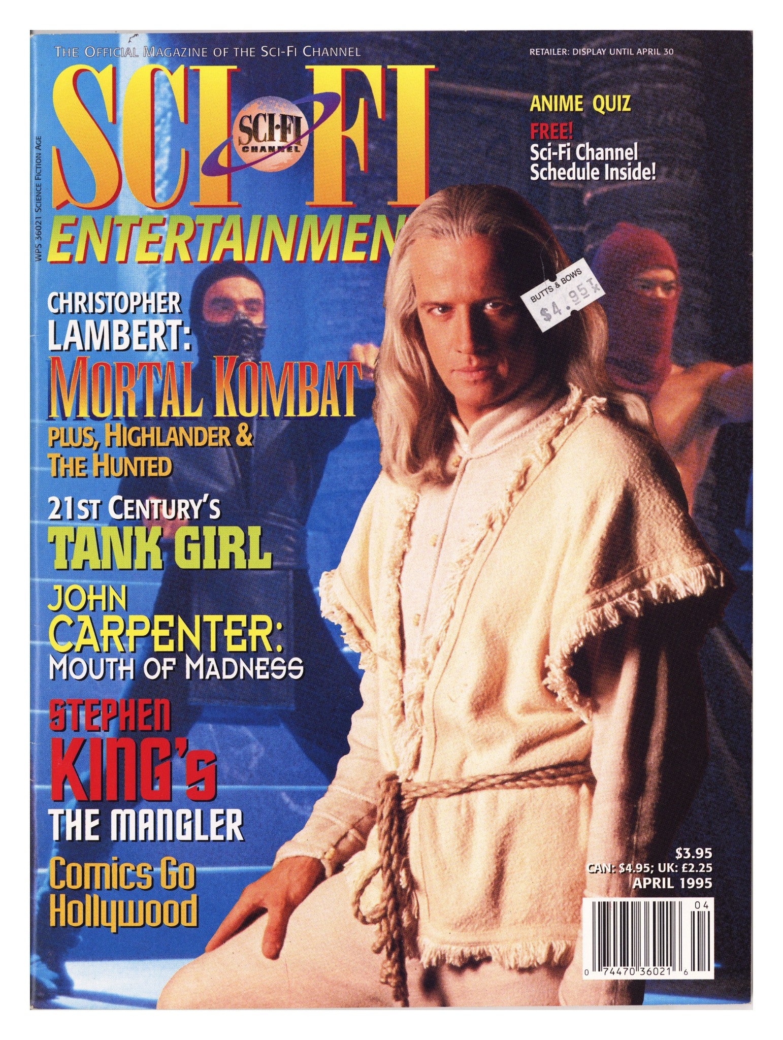Sci-Fi Entertainment Magazine Vol 1 6 Mid Grade (1995) 