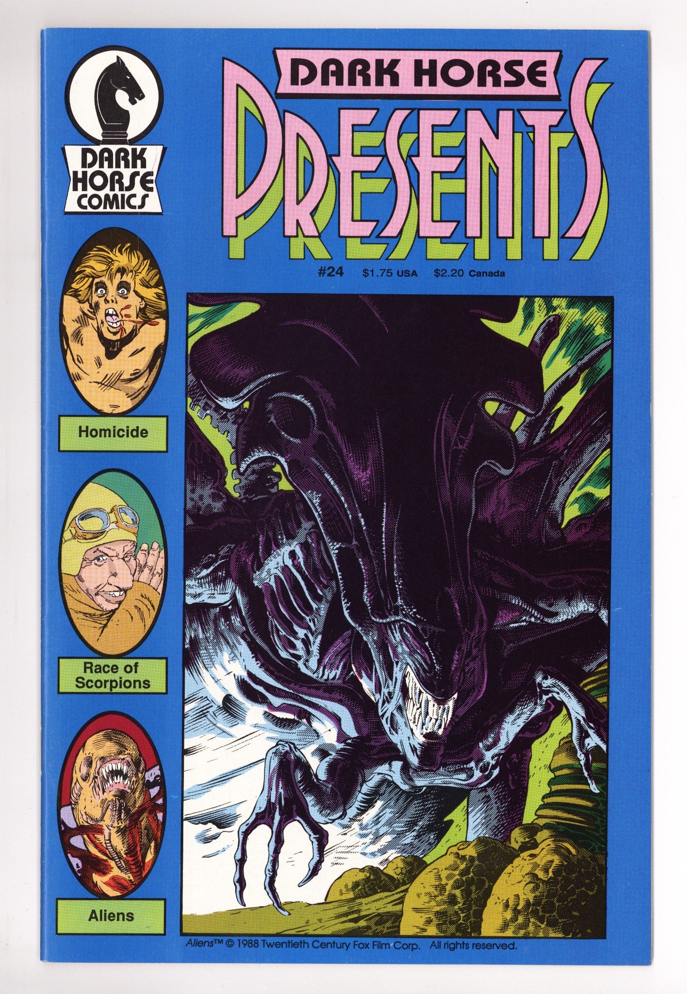 Dark Horse Presents Vol 1 24 NM- (9.2) (1988) 