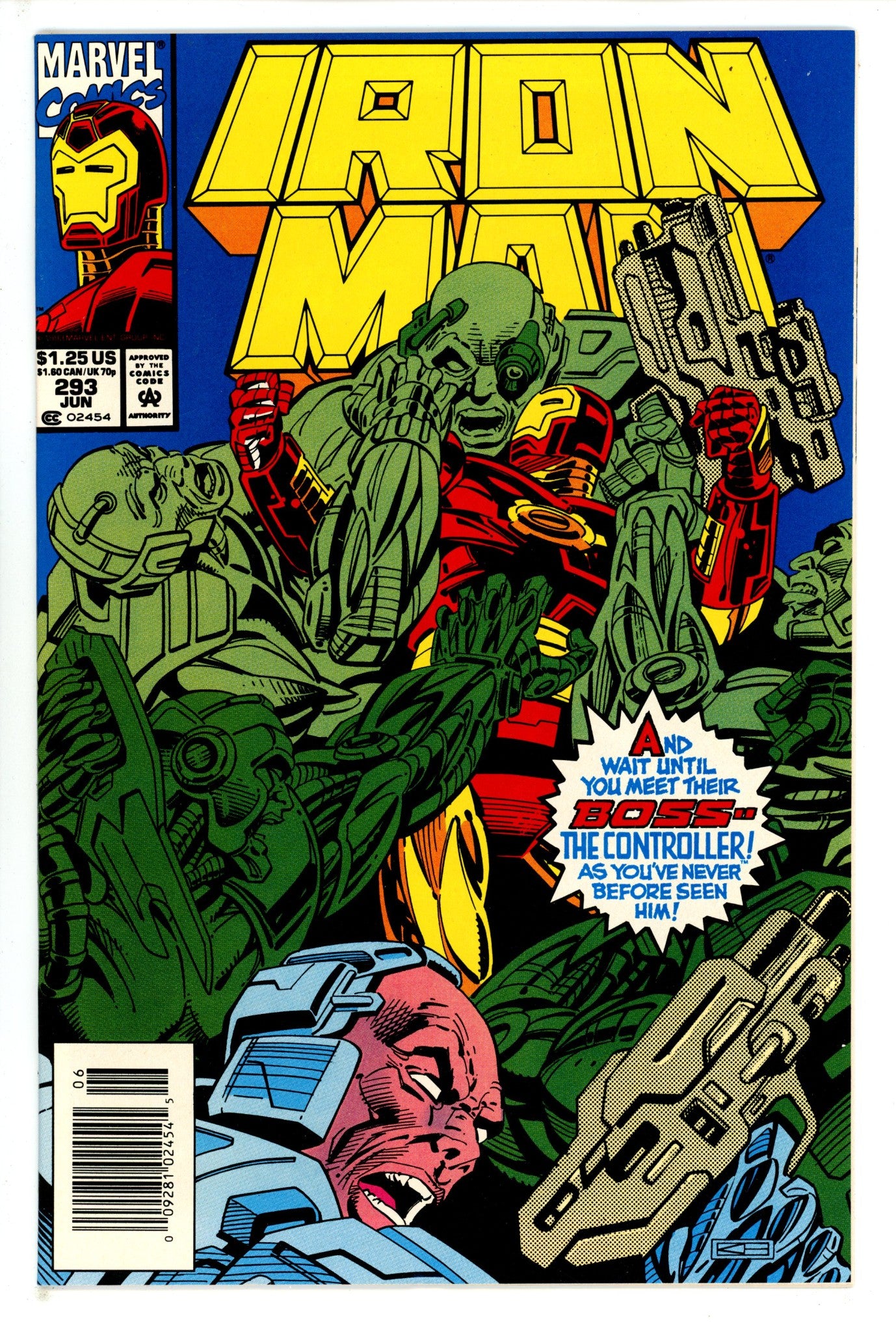 Iron Man Vol 1 293 Newsstand NM- (1993)