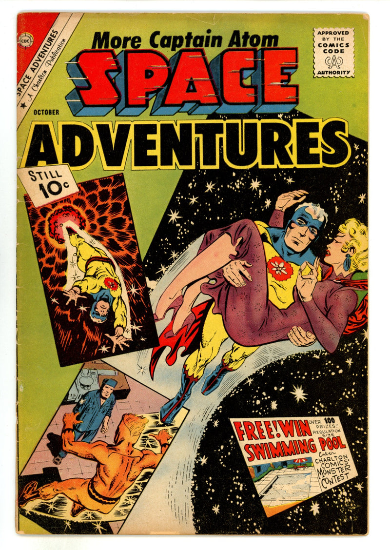Space Adventures 42 VG/FN (5.0) Interior Cover Tape (1961) 