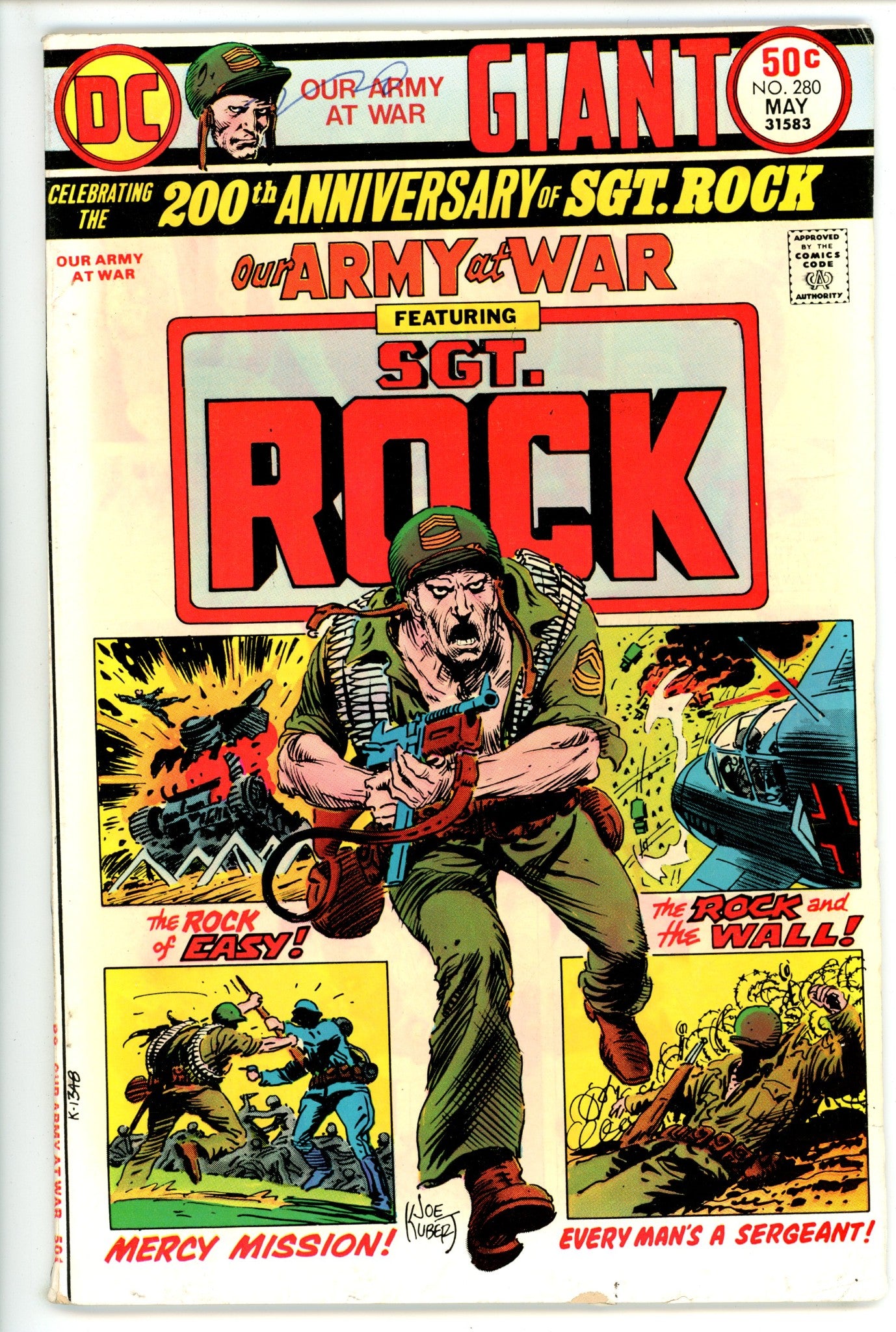 Our Army at War Vol 1 280 FN (6.0) (1975) 