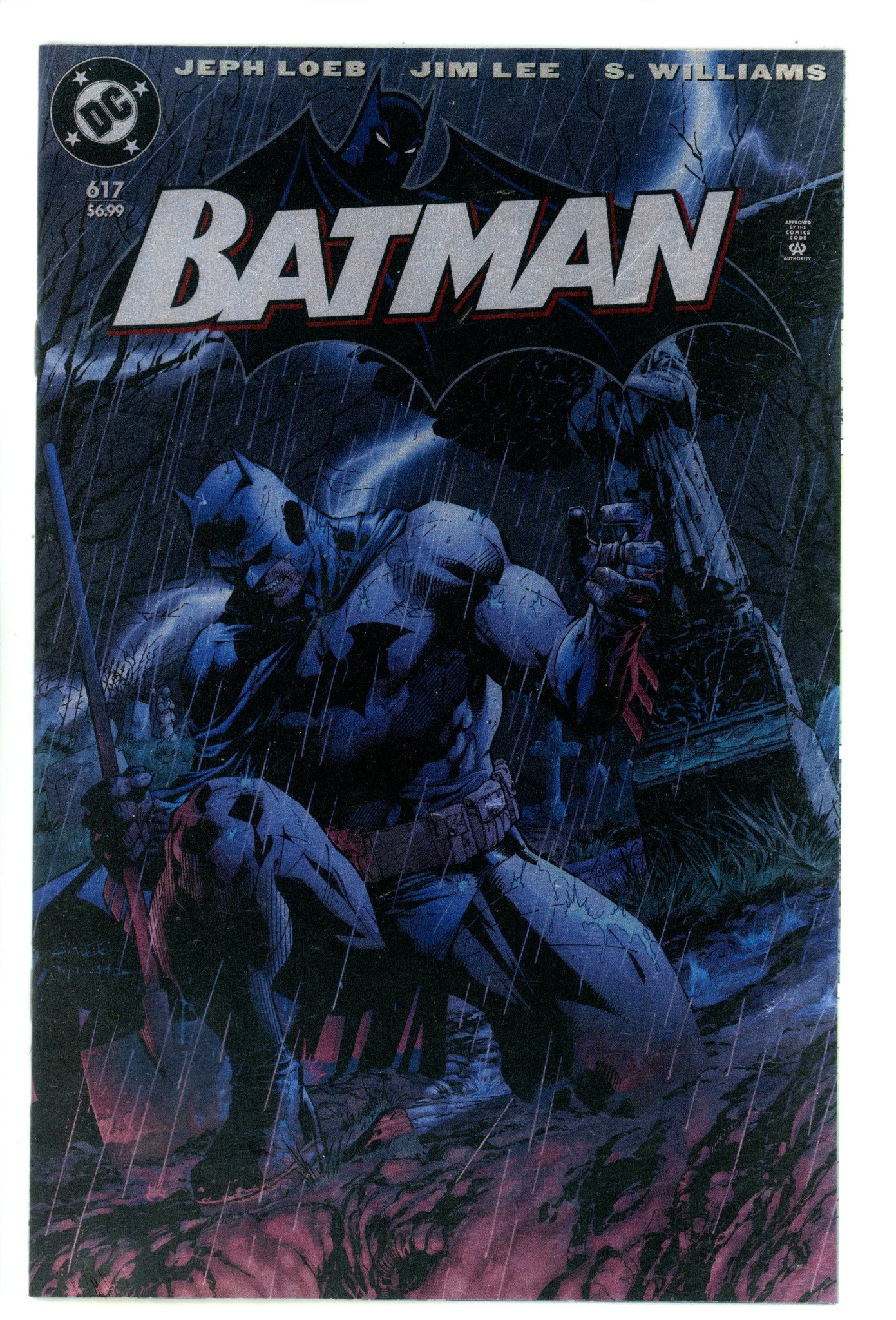 Batman Vol 1 617 Lee Facsimile Foil Variant (2025)