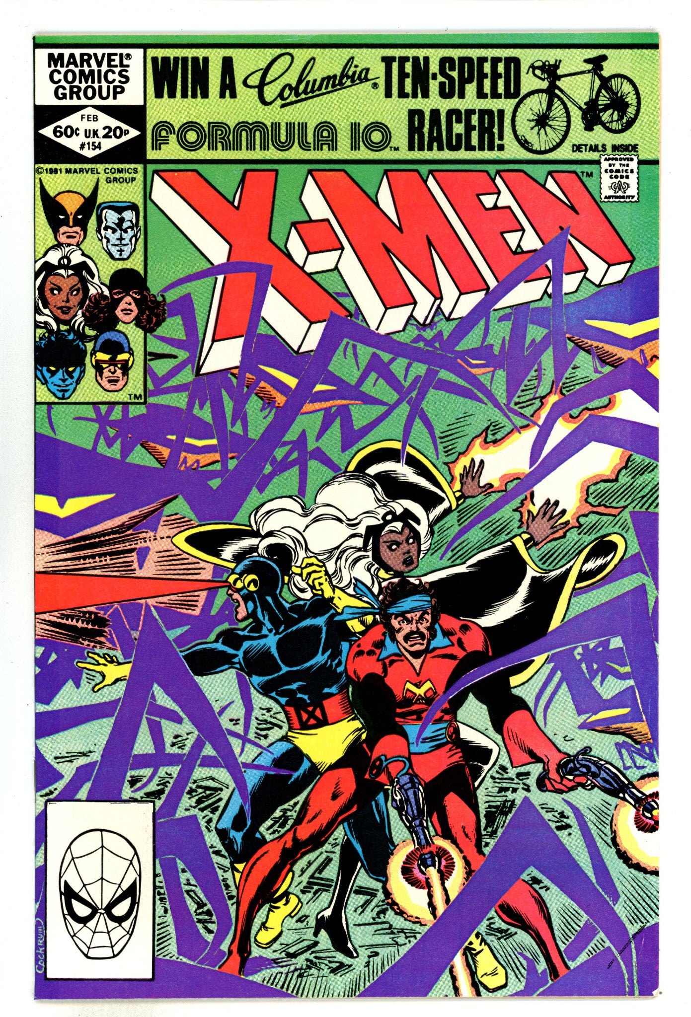 The Uncanny X-Men Vol 1 154 High Grade (1982) 